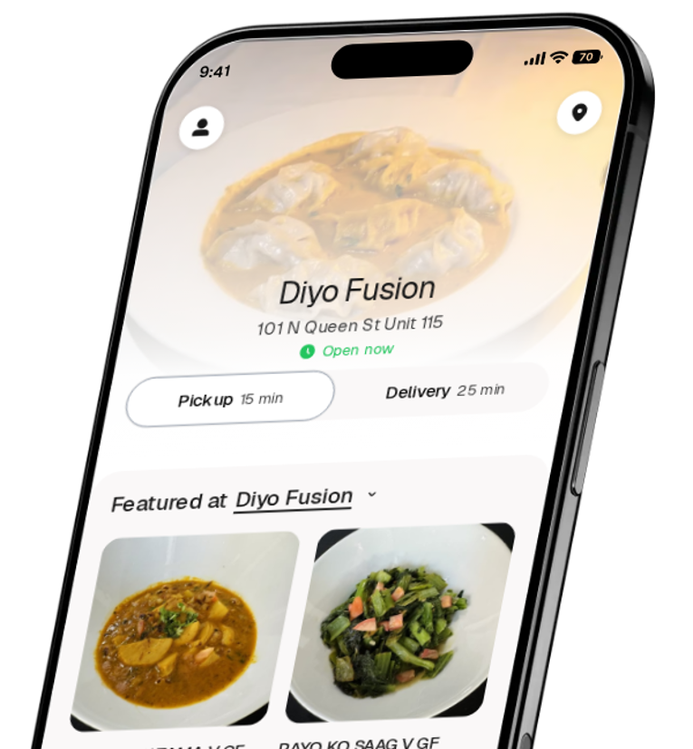 Diyo Fusion app preview