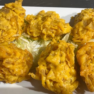 CRISPY ONION PAKORA (V) (GF)