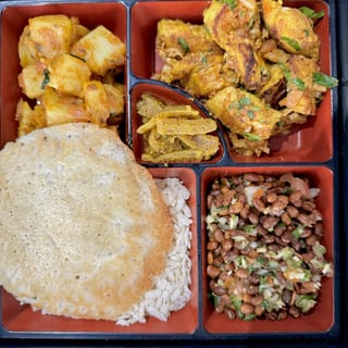 CHICKEN (Samay-Baji with chicken choila).